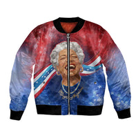 Maya Angelou Bomber Jacket Inspirational Life Mission Quote Celebration of Joy Passion and Compassion - Wonder Print Shop