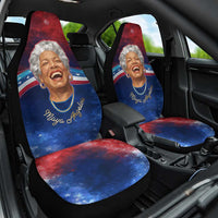 Maya Angelou Car Seat Cover Inspirational Life Mission Quote Celebration of Joy Passion and Compassion - Wonder Print Shop