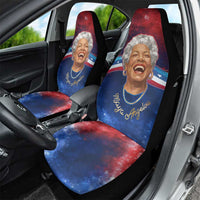 Maya Angelou Car Seat Cover Inspirational Life Mission Quote Celebration of Joy Passion and Compassion - Wonder Print Shop