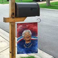 Maya Angelou Garden Flag Inspirational Life Mission Quote Celebration of Joy Passion and Compassion - Wonder Print Shop