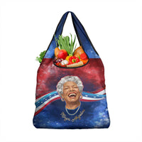 Maya Angelou Grocery Bag Inspirational Life Mission Quote Celebration of Joy Passion and Compassion - Wonder Print Shop