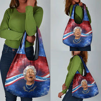 Maya Angelou Grocery Bag Inspirational Life Mission Quote Celebration of Joy Passion and Compassion - Wonder Print Shop
