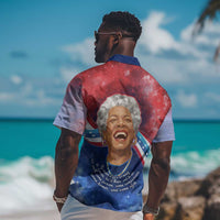 Maya Angelou Hawaiian Shirt Inspirational Life Mission Quote Celebration of Joy Passion and Compassion - Wonder Print Shop