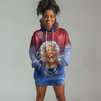 Maya Angelou Hoodie Dress Inspirational Life Mission Quote Celebration of Joy Passion and Compassion - Wonder Print Shop