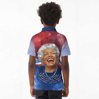 Maya Angelou Kid Polo Shirt Inspirational Life Mission Quote Celebration of Joy Passion and Compassion - Wonder Print Shop