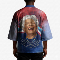 Maya Angelou Kimono Inspirational Life Mission Quote Celebration of Joy Passion and Compassion - Wonder Print Shop