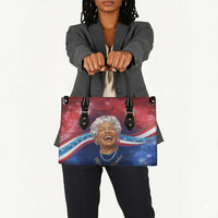 Maya Angelou Leather Bag Inspirational Life Mission Quote Celebration of Joy Passion and Compassion - Wonder Print Shop