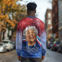 Maya Angelou Long Sleeve Shirt Inspirational Life Mission Quote Celebration of Joy Passion and Compassion - Wonder Print Shop