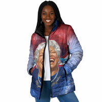Maya Angelou Padded Jacket Inspirational Life Mission Quote Celebration of Joy Passion and Compassion - Wonder Print Shop