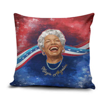 Maya Angelou Pillow Cover Inspirational Life Mission Quote Celebration of Joy Passion and Compassion - Wonder Print Shop