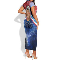 Maya Angelou Short Sleeve Bodycon Dress Inspirational Life Mission Quote Celebration of Joy Passion and Compassion - Wonder Print Shop