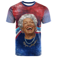 Maya Angelou T shirt Inspirational Life Mission Quote Celebration of Joy Passion and Compassion - Wonder Print Shop