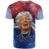 Maya Angelou T shirt Inspirational Life Mission Quote Celebration of Joy Passion and Compassion - Wonder Print Shop