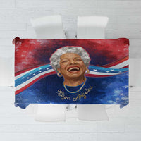 Maya Angelou Tablecloth Inspirational Life Mission Quote Celebration of Joy Passion and Compassion - Wonder Print Shop