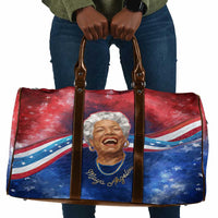 Maya Angelou Travel Bag Inspirational Life Mission Quote Celebration of Joy Passion and Compassion - Wonder Print Shop