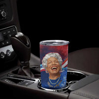 Maya Angelou Tumbler Cup Inspirational Life Mission Quote Celebration of Joy Passion and Compassion - Wonder Print Shop