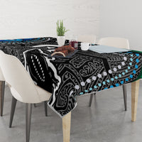 Torest Trait Islands Mix Crocodine Aboriginal Pattern Tablecloth - Wonder Print Shop