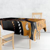 Aboriginal Snake Pattern Dot Art Tablecloth - Wonder Print Shop