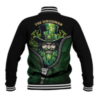 The Irish Man 3D Zip Art Baseball Jacket - Wonder Print Shop