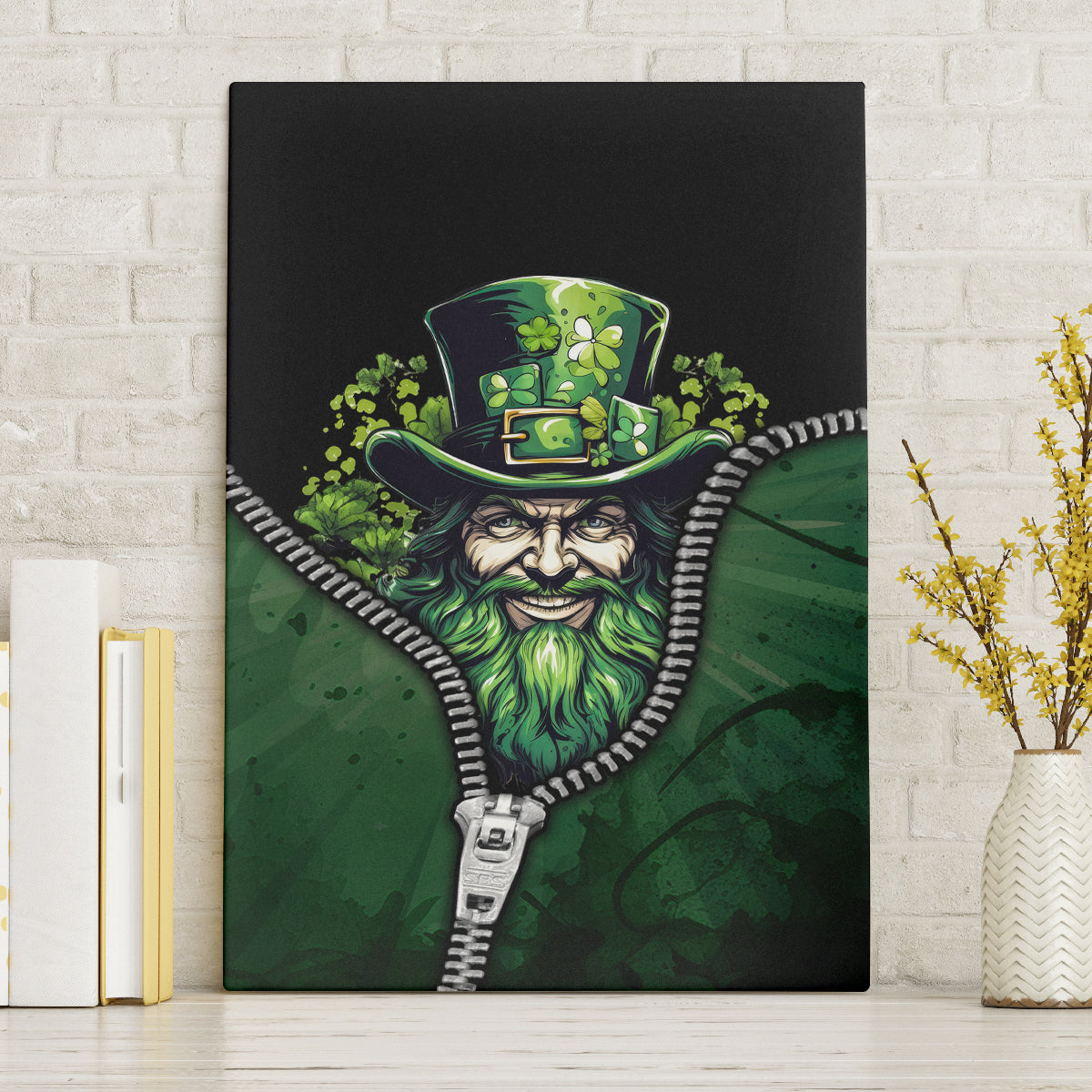 The Irish Man 3D Zip Art Canvas Wall Art - Wonder Print Shop