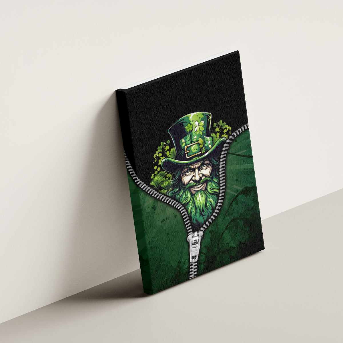 The Irish Man 3D Zip Art Canvas Wall Art - Wonder Print Shop