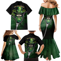 The Irish Man 3D Zip Art Family Matching Mermaid Dress and Hawaiian Shirt - Wonder Print Shop