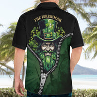 The Irish Man 3D Zip Art Hawaiian Shirt - Wonder Print Shop