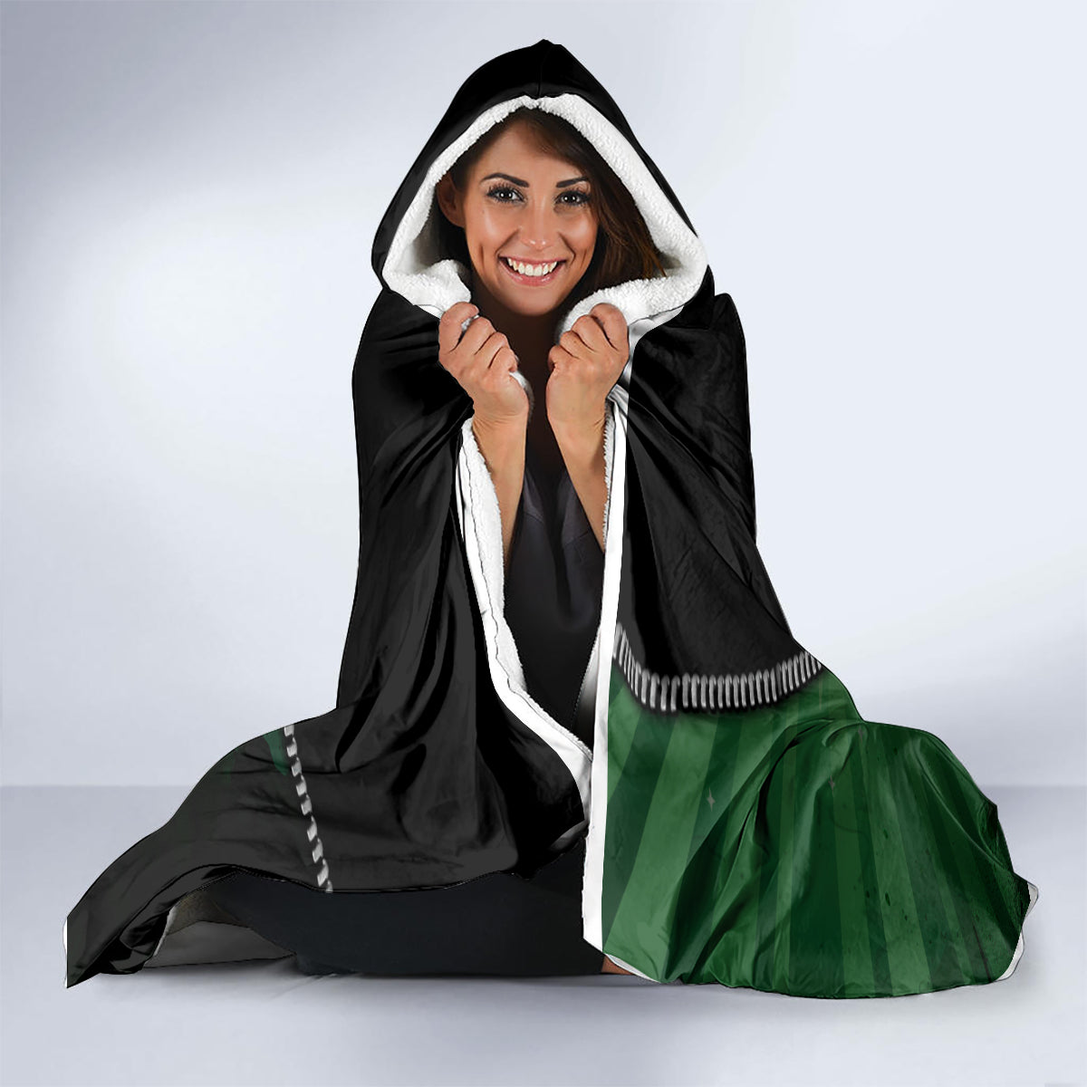 The Irish Man 3D Zip Art Hooded Blanket