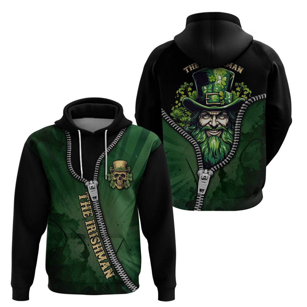 The Irish Man 3D Zip Art Hoodie - Wonder Print Shop