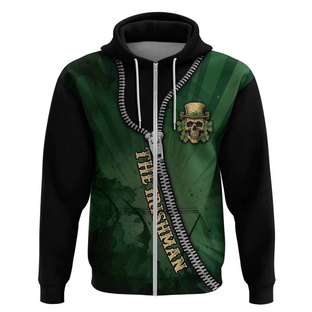 The Irish Man 3D Zip Art Hoodie - Wonder Print Shop