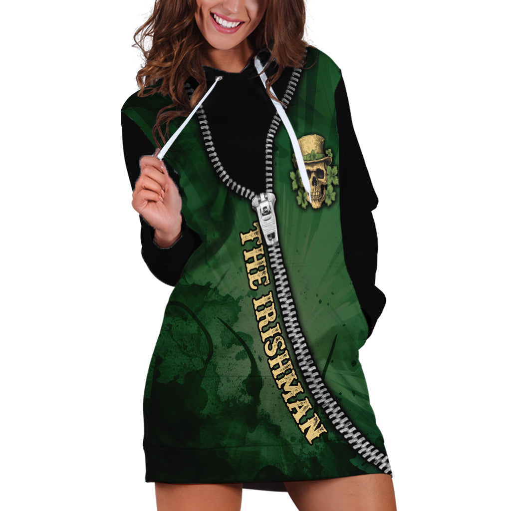 The Irish Man 3D Zip Art Hoodie Dress - Wonder Print Shop