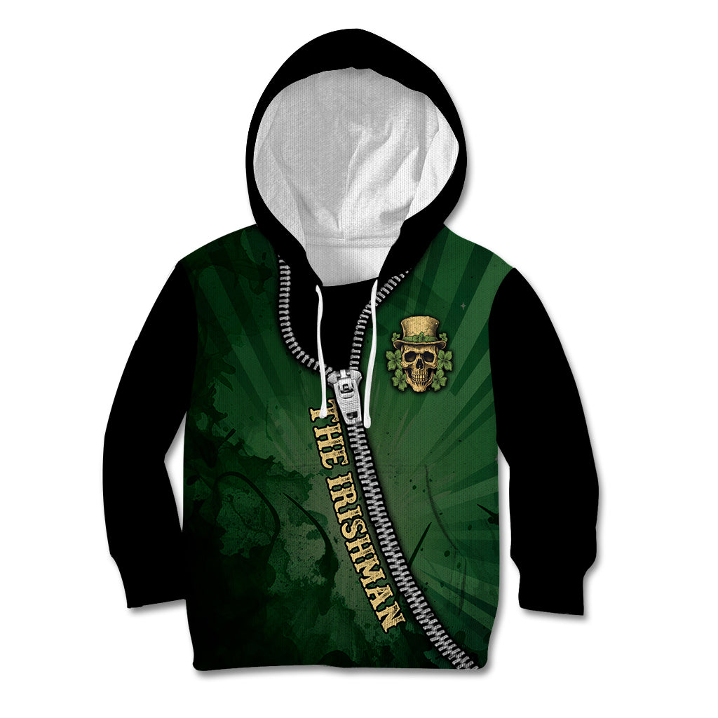 The Irish Man 3D Zip Art Kid Hoodie - Wonder Print Shop