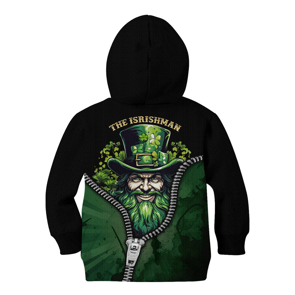 The Irish Man 3D Zip Art Kid Hoodie - Wonder Print Shop