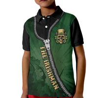 The Irish Man 3D Zip Art Kid Polo Shirt - Wonder Print Shop