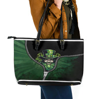 The Irish Man 3D Zip Art Leather Tote Bag - Wonder Print Shop