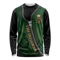 The Irish Man 3D Zip Art Long Sleeve Shirt - Wonder Print Shop