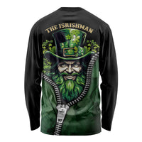 The Irish Man 3D Zip Art Long Sleeve Shirt - Wonder Print Shop