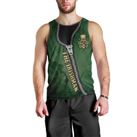 The Irish Man 3D Zip Art Men Tank Top - Wonder Print Shop