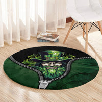 The Irish Man 3D Zip Art Round Carpet