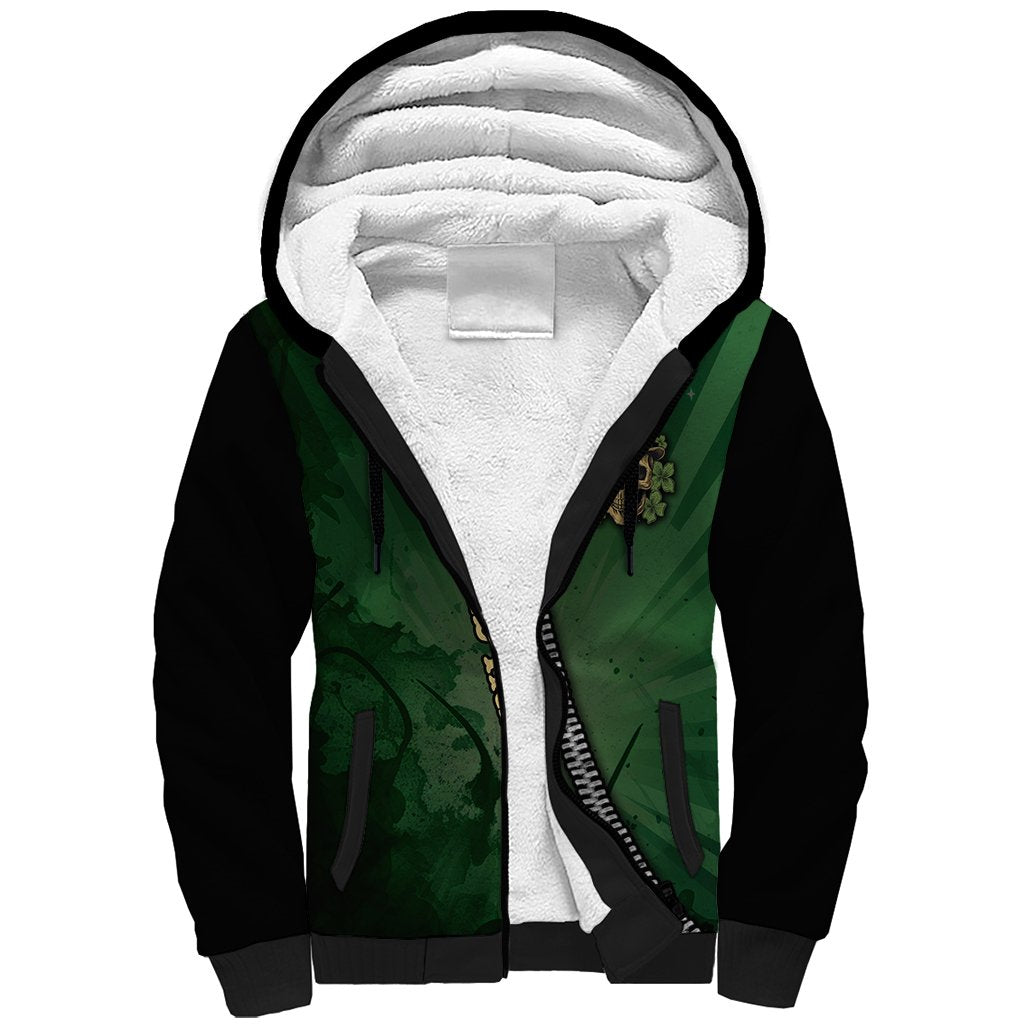 The Irish Man 3D Zip Art Sherpa Hoodie - Wonder Print Shop