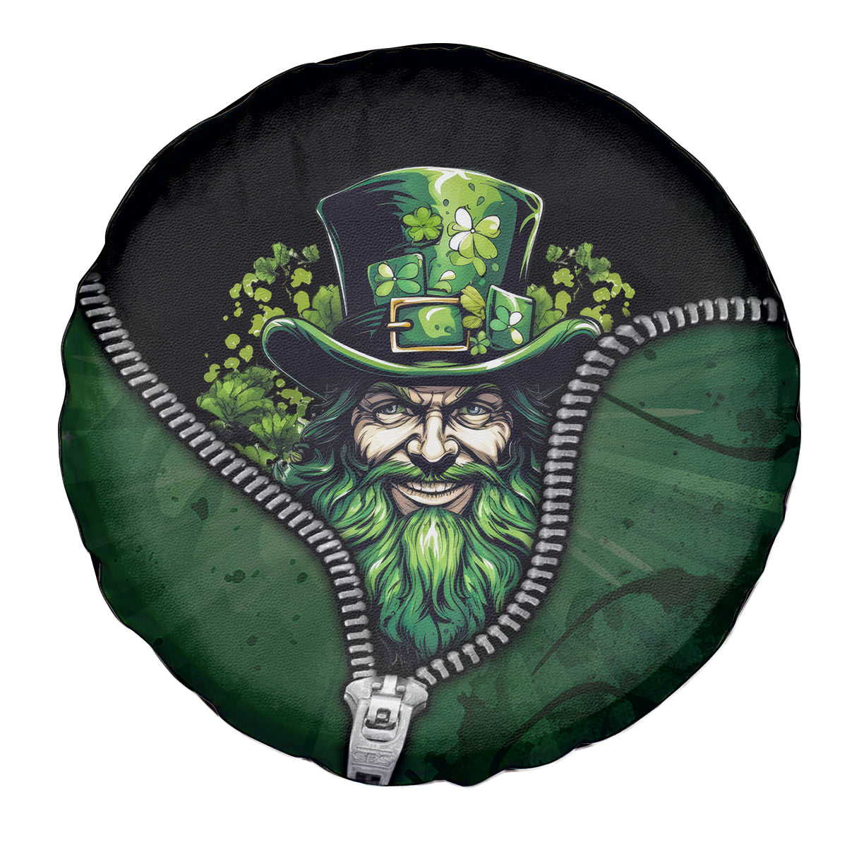 The Irish Man 3D Zip Art Spare Tire Cover - Wonder Print Shop
