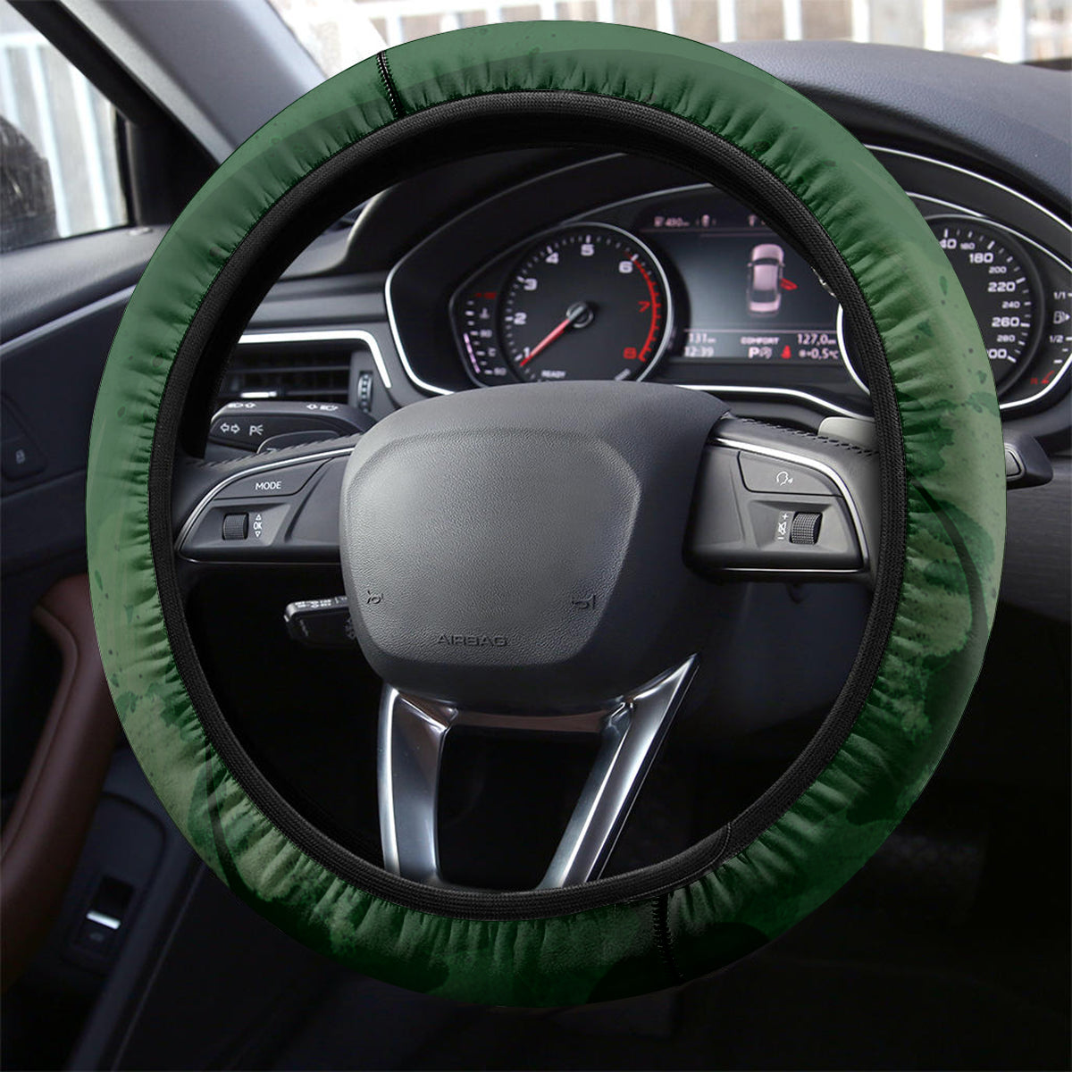 The Irish Man 3D Zip Art Steering Wheel Cover - Wonder Print Shop