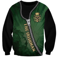 The Irish Man 3D Zip Art Sweatshirt - Wonder Print Shop