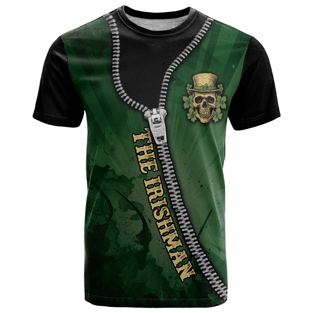 The Irish Man 3D Zip Art T Shirt - Wonder Print Shop