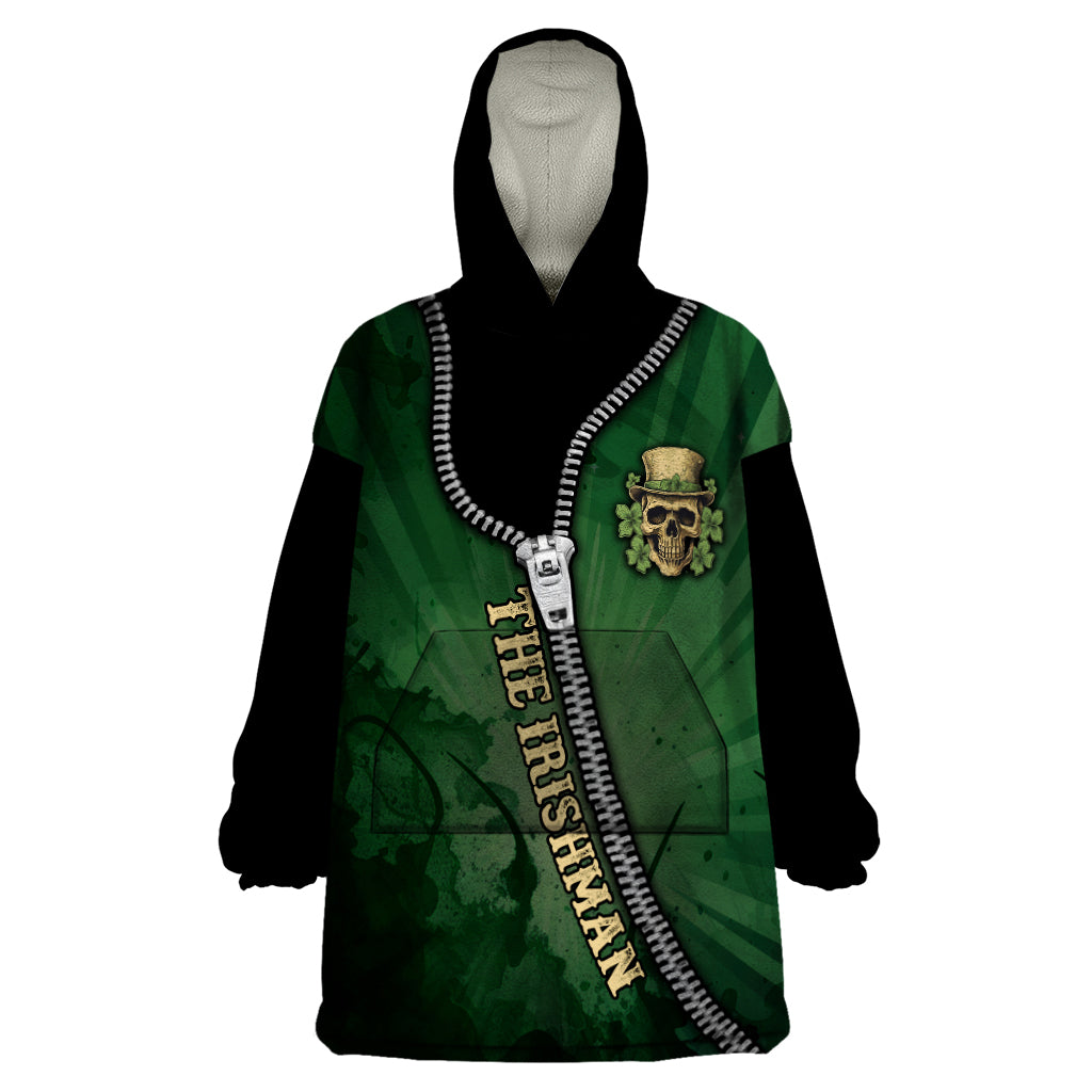 The Irish Man 3D Zip Art Wearable Blanket Hoodie - Wonder Print Shop