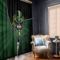 The Irish Man 3D Zip Art Window Curtain - Wonder Print Shop