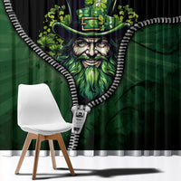 The Irish Man 3D Zip Art Window Curtain - Wonder Print Shop