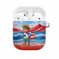 Coqui Frog Puerto Rico Flag AirPods Case Taino Boricua Puerto Rican