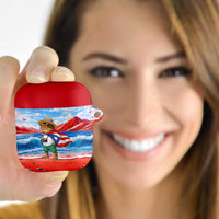 Coqui Frog Puerto Rico Flag AirPods Case Taino Boricua Puerto Rican