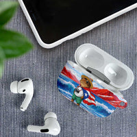 Coqui Frog Puerto Rico Flag AirPods Case Taino Boricua Puerto Rican